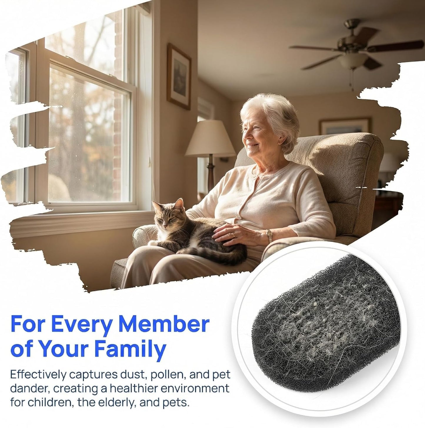 Activated Coconut Shell Carbon Ceiling Fan Filters